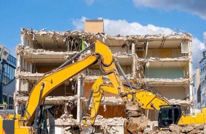 Apartment Building Demolition, Wellington Demolition Solution Pros