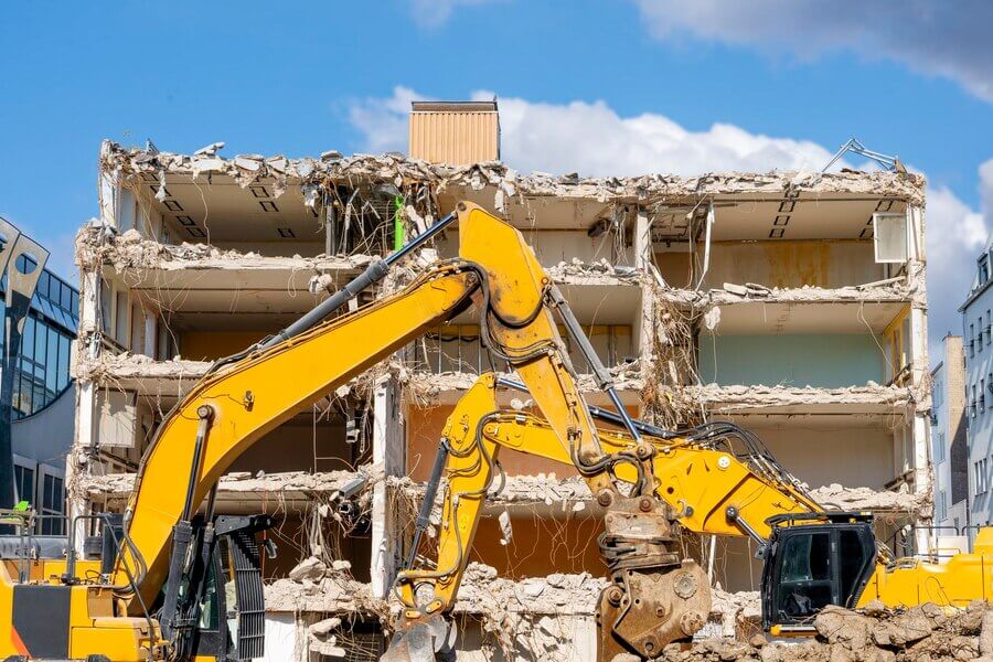 Apartment Building Demolition, Wellington Demolition Solution Pros