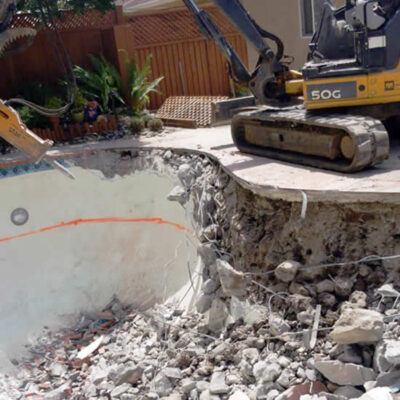 Pool Demolition, Wellington Demolition Solution Pros