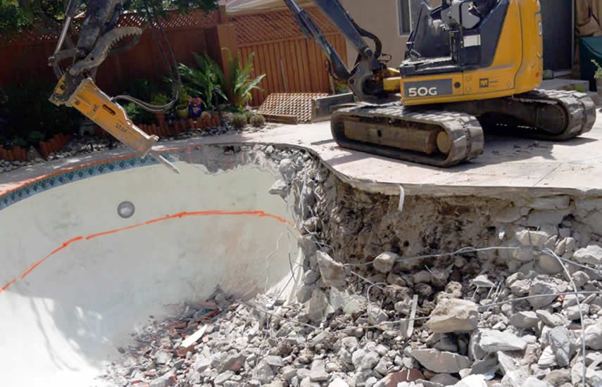 Pool Demolition, Wellington Demolition Solution Pros